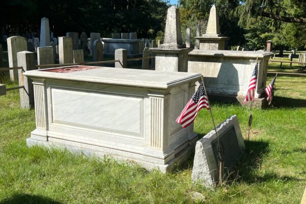 Burial Site of Oliver Wolcott, Signer of the Declaration of Independence from CT